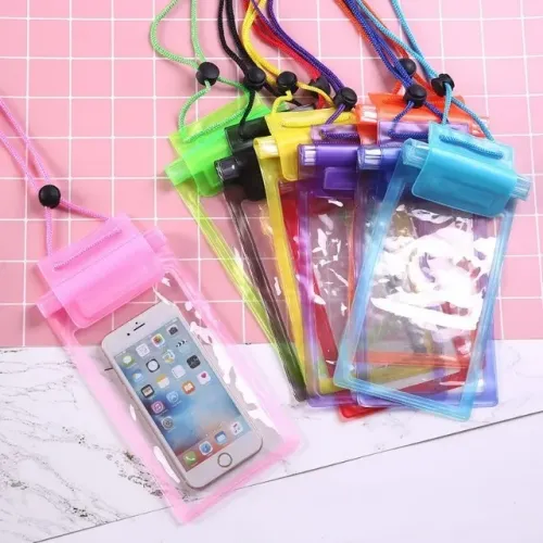 Capinha Prova d'água para celular suporte moto