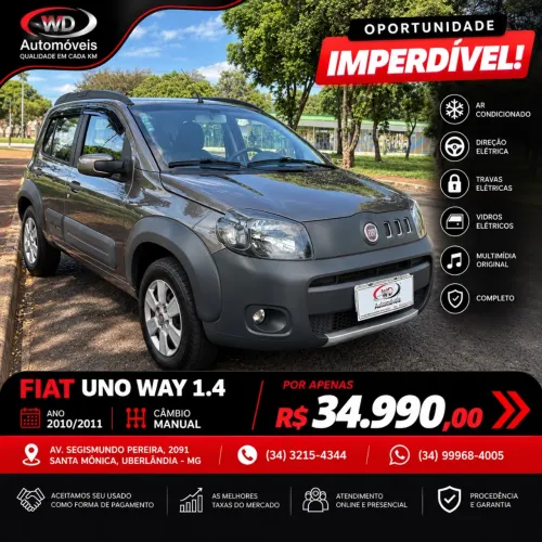 Fiat Uno Mille Celeb. WAY Econ. 1.0 F.flex 2P 2011