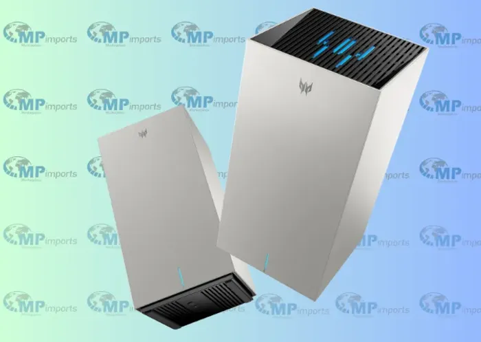 Loja MP Imports: Roteador Acer Predator Connect T7 BE11000, Wi-Fi 7, Três Bandas, Branco
