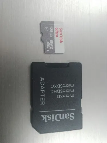 Cartão de memória Sandisk Ultra Microsdxc Uhs-I Card com adaptador 128GB