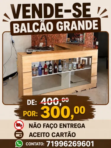 Vendo Balcão grande 