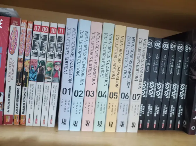 MANGÁS DE EVANGELION COLEÇÃO COMPLETA 7 VOLUMES JBV