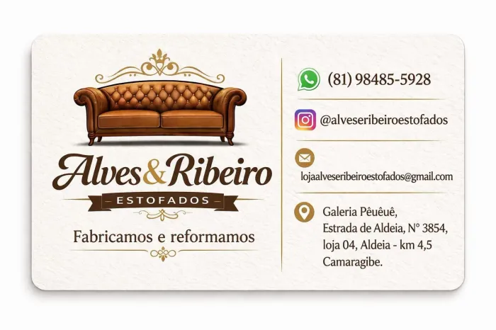 Reformamos e fabricamos sofá sob medida.