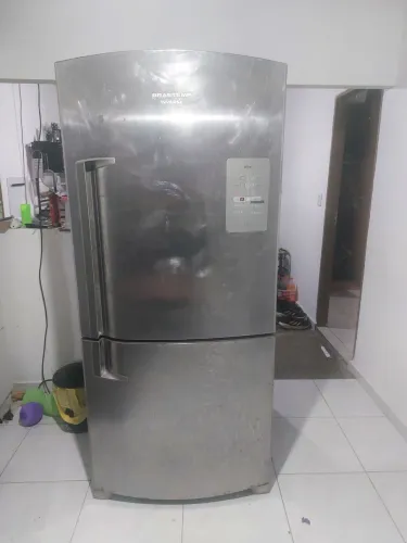 Geladeira brastemp inverter grande espaçosa tudo ok aceito cartão 