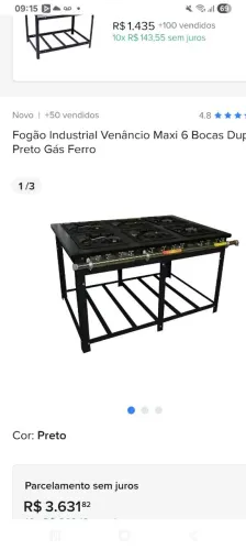 Vendo fogao industrial