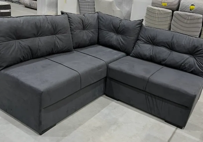 Sofá de Canto Cinza NOVO PROMOÇÃO 