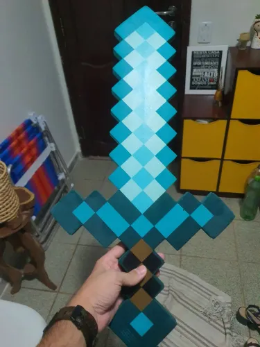 Espada de diamante do minecraft 