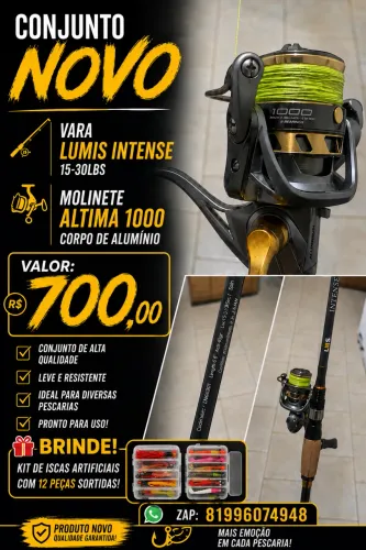 Conjunto de pesca 15-30 lbs