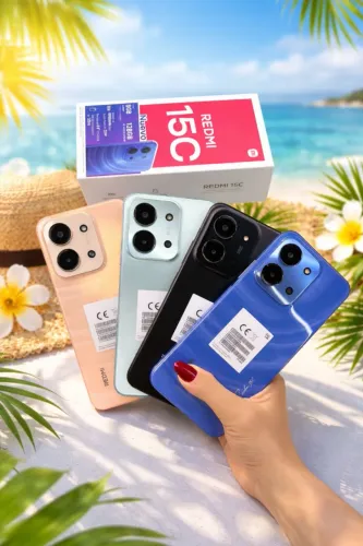 Redmi 15C ( 4G ) 256GB + 8GB RAM Global Verde, azul e preto Poucas Unidades