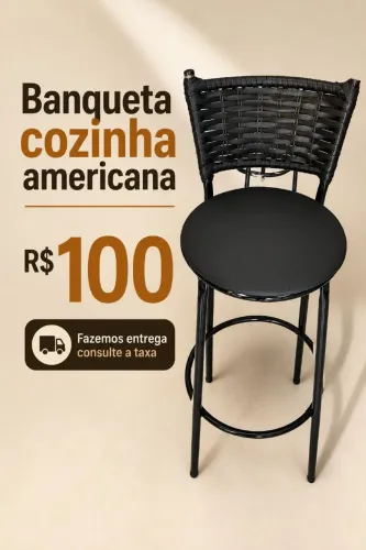 Banqueta cozinha americana R85,00