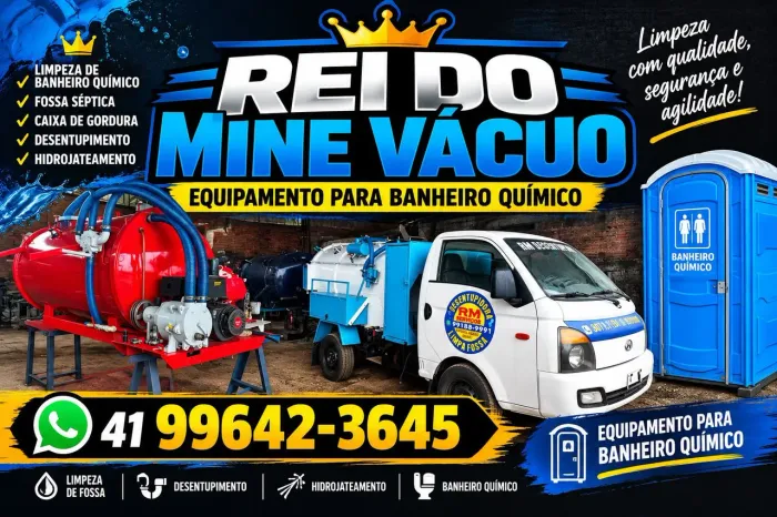 Banheiro químico equipamento limpeza