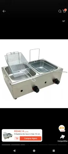FRITADEIRA INOX A GÁS
