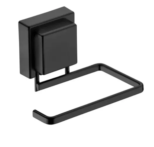OFERTA - Kit Lavabo Banheiro Preto Fosco Ventosa 03 Peças Future