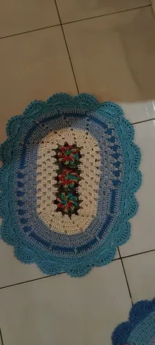 Tapetes de crochê 