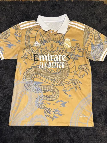 Camisa Real Madrid Original Adidas - Edição Especial Dourada Dragão
