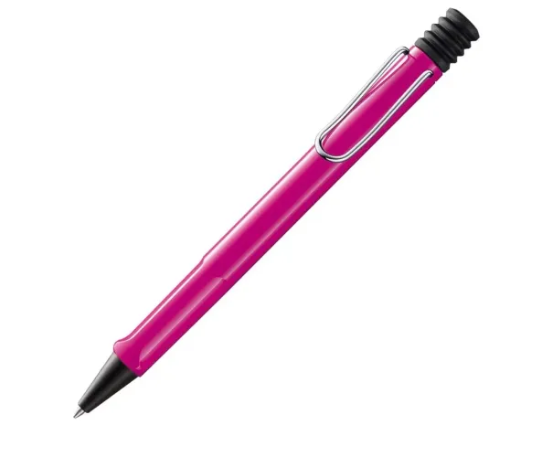 LAMY safari pink - Caneta esferográfica ergonômica - incluindo recarga LAMY M 16 azul 