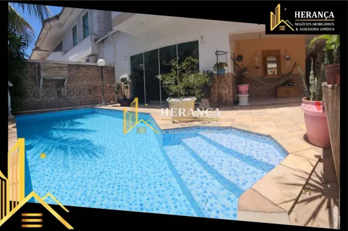 Casa Triplex Espaçosa,5 Quartos,Piscina,Lazer Completo,Vargem Pequena!
