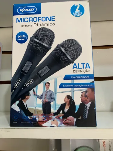Microfones profissionais os dois