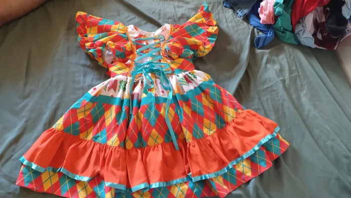 Vestido junino 2/3 anos