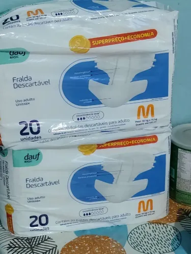 Fralda geriátrica tamanho m não entrego