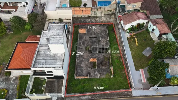 Imóvel para venda com 560 metros quadrados em Coqueiros - Florianópolis - SC