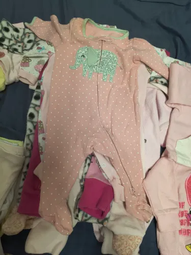 Lote bebê menina 38 peças