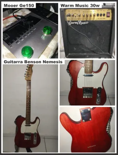 Guitarra + AMP + Pedaleira