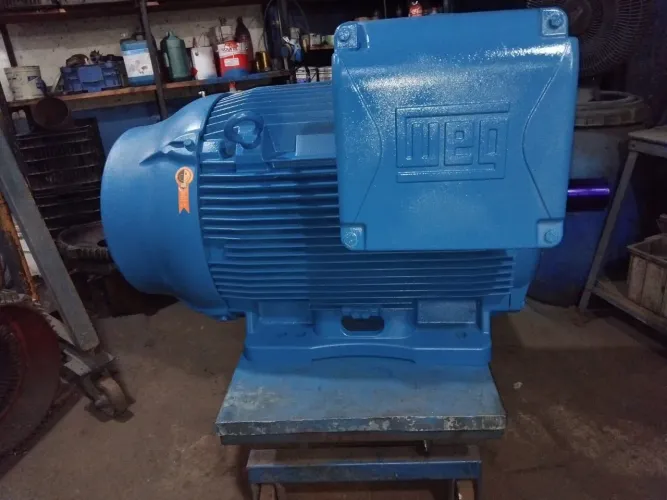 Motor weg 75cv 6polos w22 sem uso 220 380v  440v