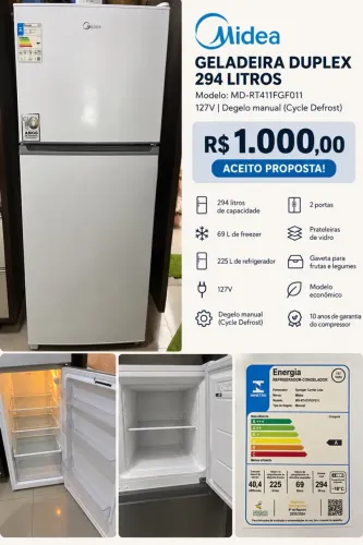 Geladeira Midea