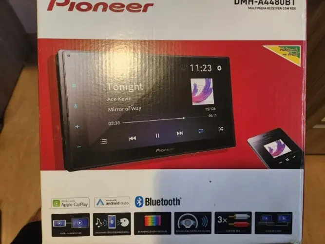 Multimídia Pioneer DMH-4480bt - Android Auto e espelhamento