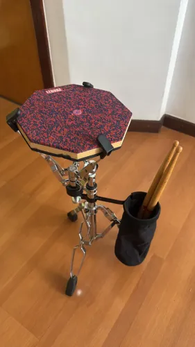 Estante de caixa + Suporte de Baquetas + Pad de estudo