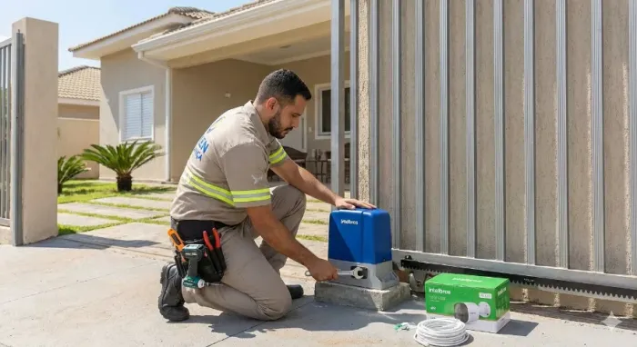 INSTALAÇÃO E MANUTENÇÃO DE MOTOR DE PORTÃO