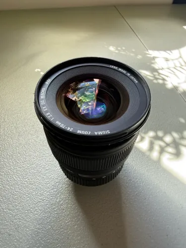 Lente 24-70 sigma para nikon