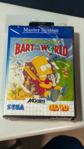 Cartucho The Simpsons Bart Vs The World Tectoy Original Lacrado