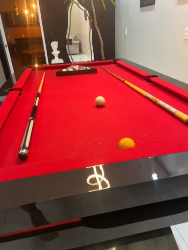 Mesa de Sinuca 3x1 (Jantar, sinuca, ping pong)