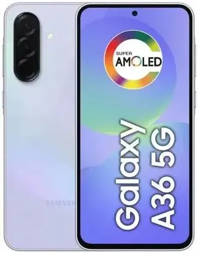 Smartphone Galaxy A36 5G, 256GB, Tela 6.7", Câmeras 50MB+8MP+5MP, Branco, SAMSUNG lacrado