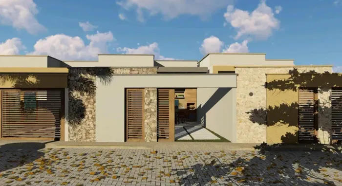 Casa plana no Preá que aceita financiamento