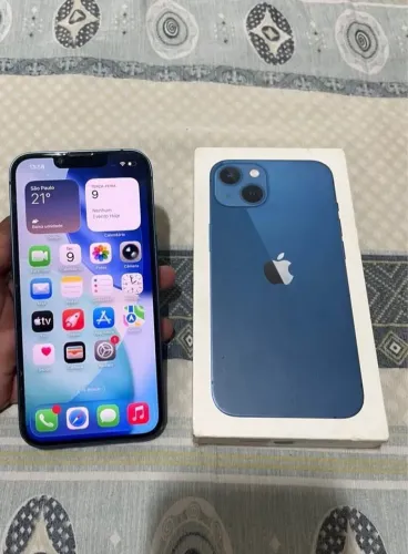 Iphone 13 azul seminovo Acompanha caixa original