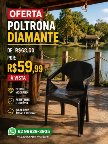 Cadeiras e Mesa Diamante