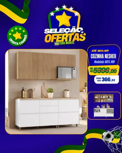 Cozinha nesher modulada 