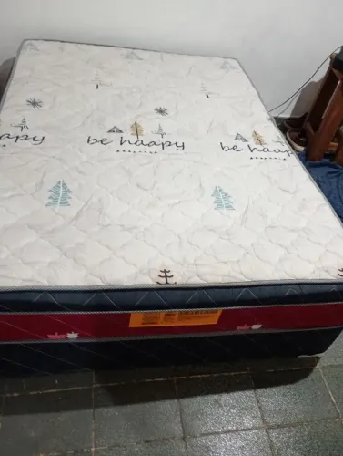 Cama de casal Bioflex com molas conjugadas