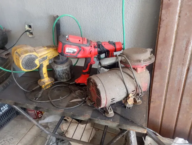 Compressor de ar direto e duas pistola elétrica não funciona