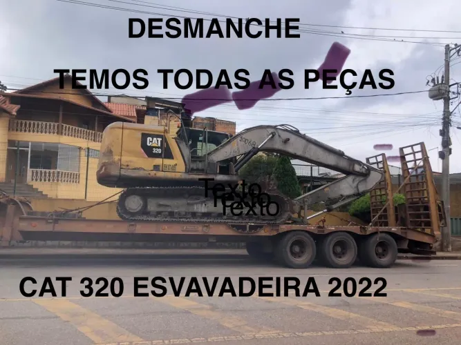 Escavadeira Cat 2022  TODAS AS PEÇAS