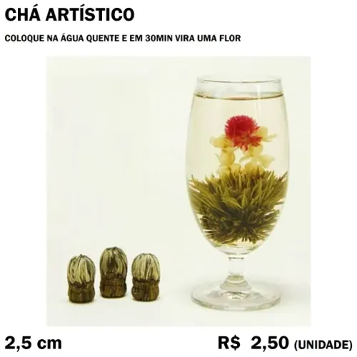Chá Artístico - 4 Unidades