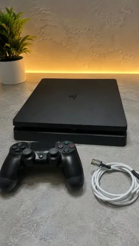 PS4 Slim 1TB Impecável + Controle + Jogos | Perfeito Estado