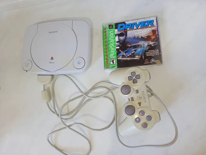 PS1 completo com jogo original