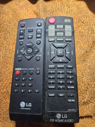 Kit com 2 controle remoto mini system LG