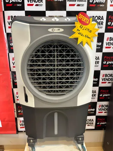 climatizador nevar 70 litros produto de mostruário, nunca usado