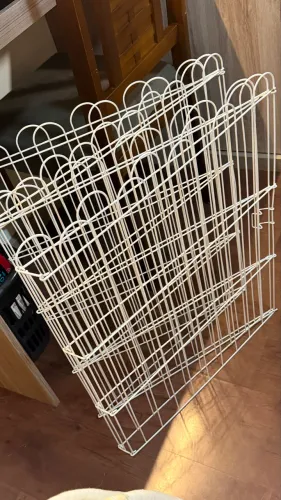 Grade de Proteção Infantil/Pet em Metal Branco