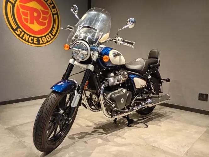 Royal Enfield Super Meteor 650cc Celestial Blue 2026 - ZERO KM - Pronta Entrega